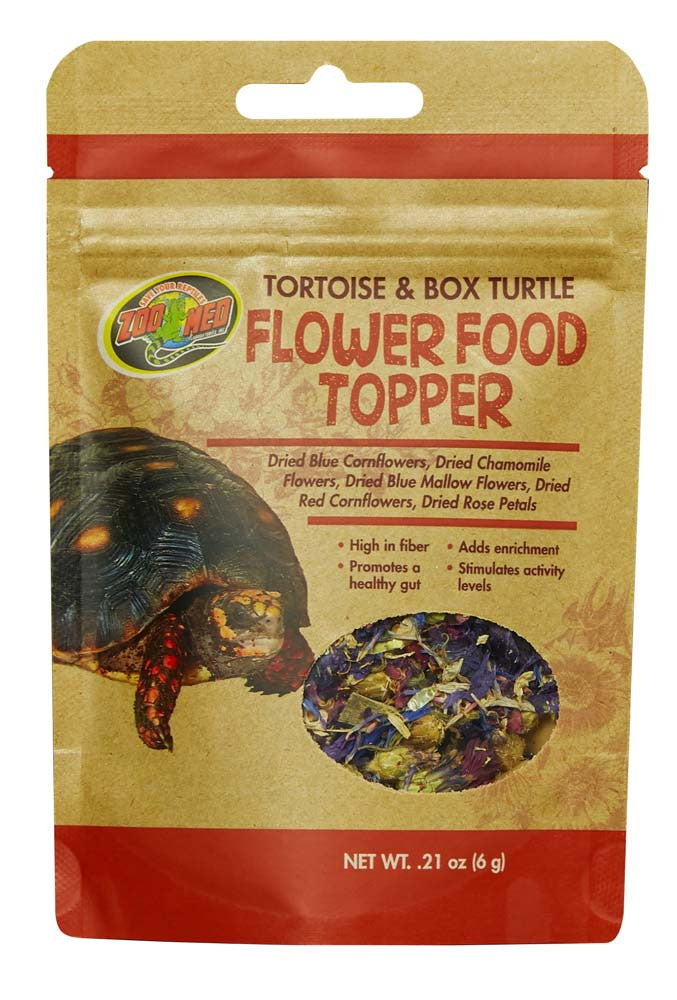 Zoo Med Tortoise & Box Turtle Flower Food Topper 0.21 oz