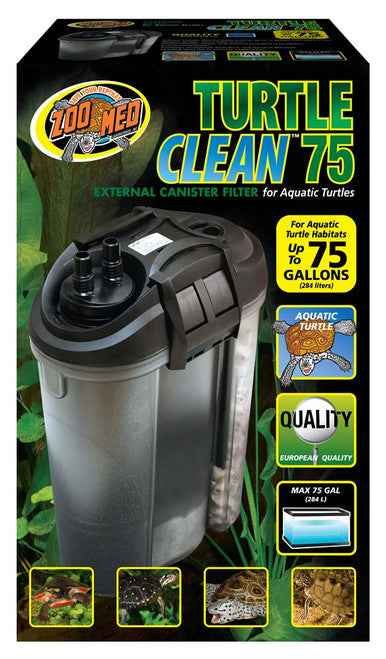 Zoo Med Turtle Clean 75 External Canister Filter - Reptile