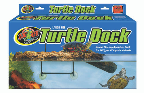 Zoo Med Turtle Dock Basking Platform Brown LG - Reptile