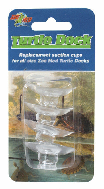 Zoo Med Turtle Dock Suction Cups Clear 4 Count - Reptile