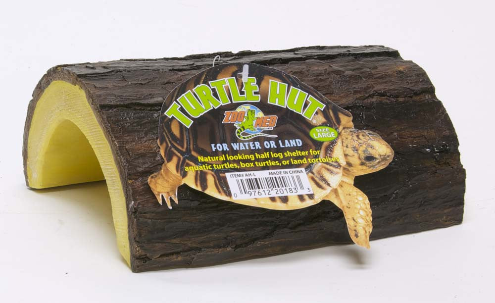 Zoo Med Turtle Hut Brown/Yellow LG