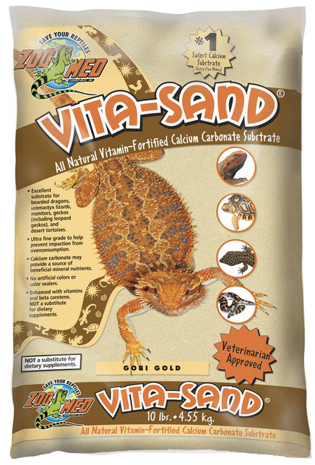 Zoo Med Vita - Sand Substrate Gold 10 lb - Reptile