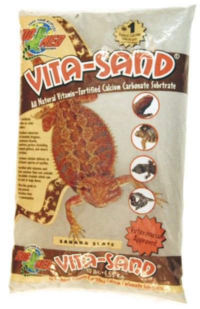 Zoo Med Vita-Sand Substrate Sahara Slate 10 lb (D)