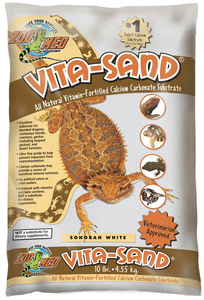 Zoo Med Vita-Sand Substrate Sonoran White 10 lb