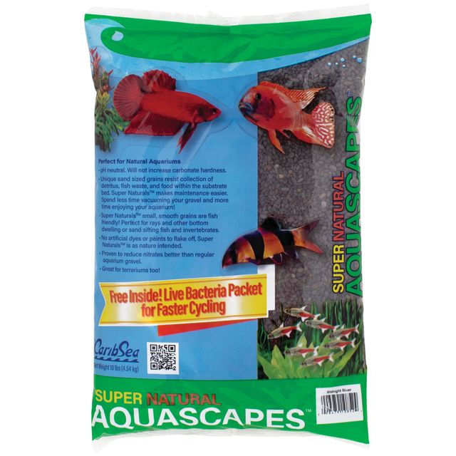 CaribSea Super Natural Aquascapes Aquarium Sand Midnight River 5ea/5 lb 008479058522