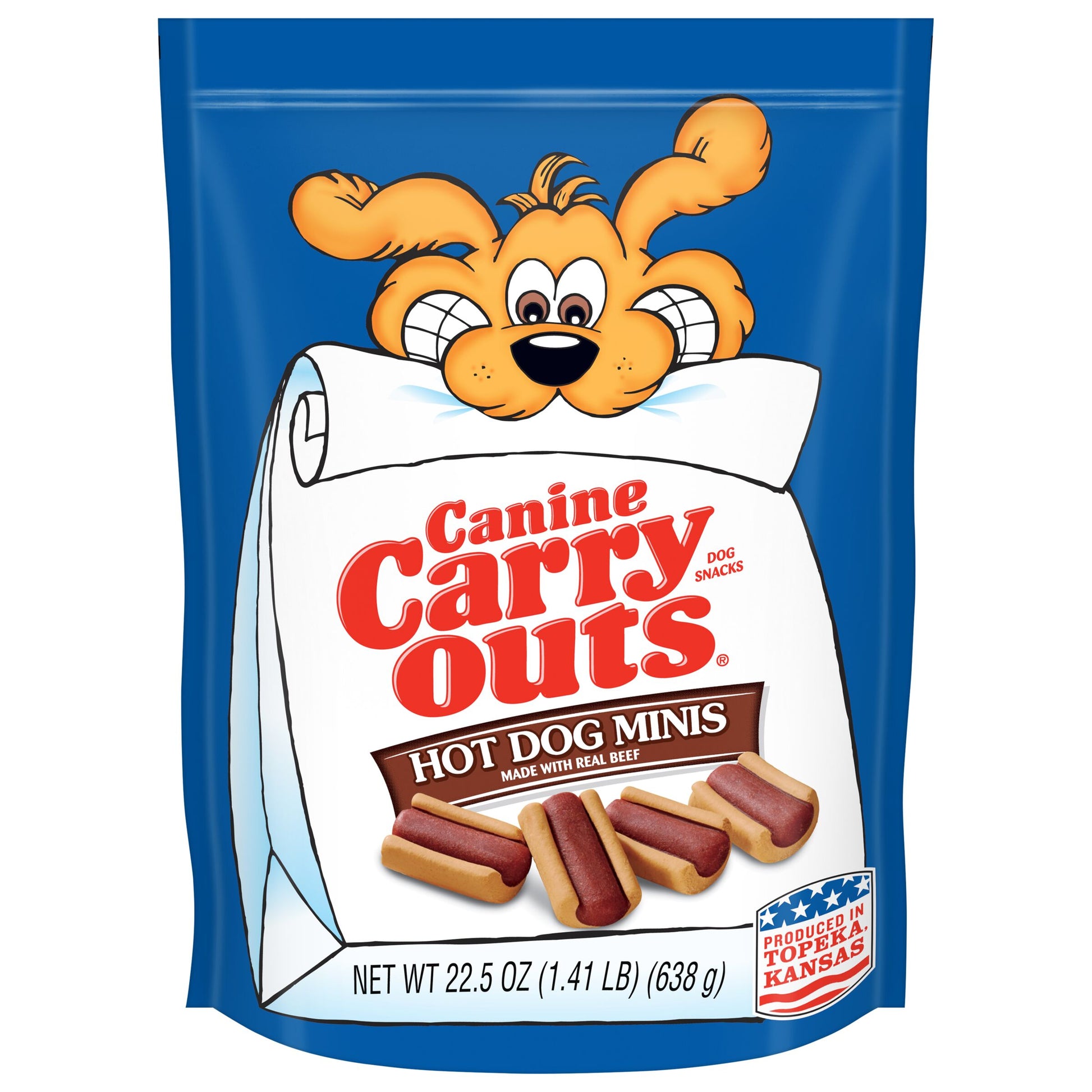 Canine Carry Outs Hot Dog Minis Dog Treats 22.5 oz 079100520350