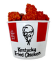 Spot Kentucky Fried Chicken Vinyl Dog Toy Chicken Bucket 6 in 077234332283