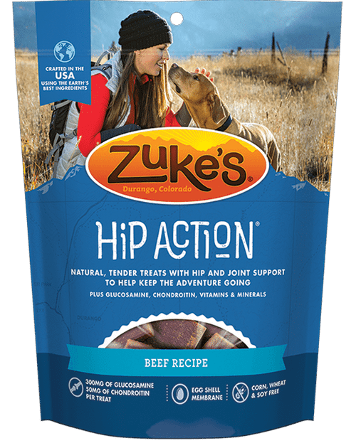 Zuke’s Hip Action Beef Recipe 6oz {L + 1x} 134375 - Dog