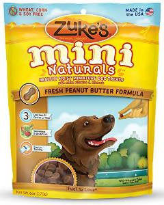 Zuke's Mini Naturals Peanut Butter & Oats Recipe 6z {L+1x} 134276 013423330524