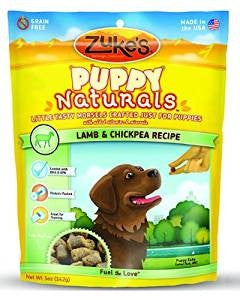 Zukes Puppy Naturals Grain Free Lamb And Chickpea Dog Treats-5-oz-{L+1x} 613423330892