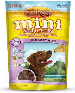 Zukes Rabbit Mini Naturals Dog Treats - 1 - lb - {L - 1x}
