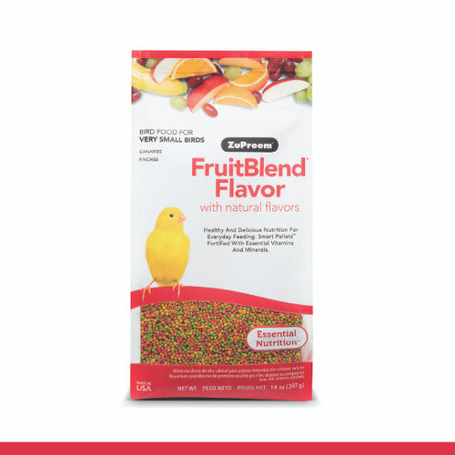 ZuPreem FruitBlend Bird Food Very Small Birds 0.875 lb
