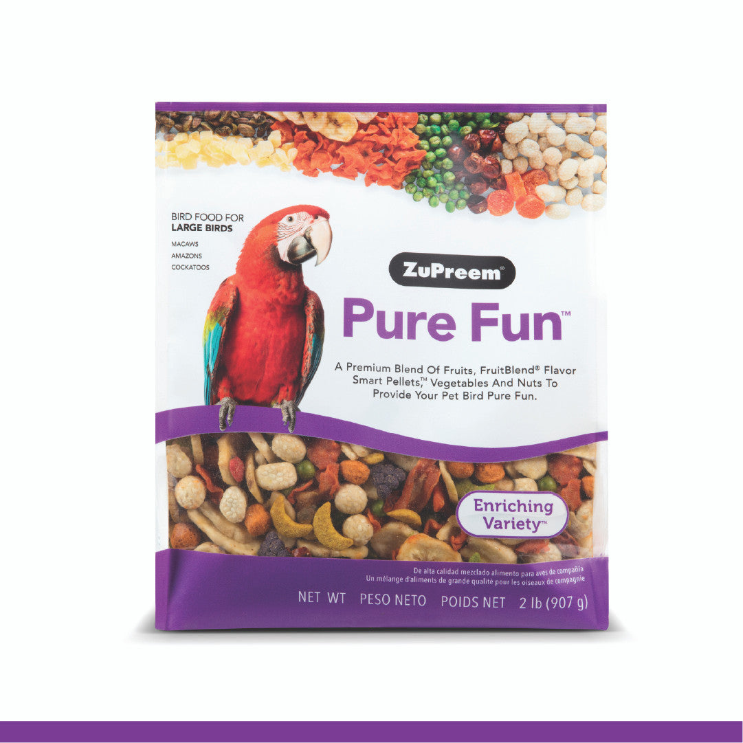 ZuPreem Pure Fun Bird Food Large Birds 2 lb