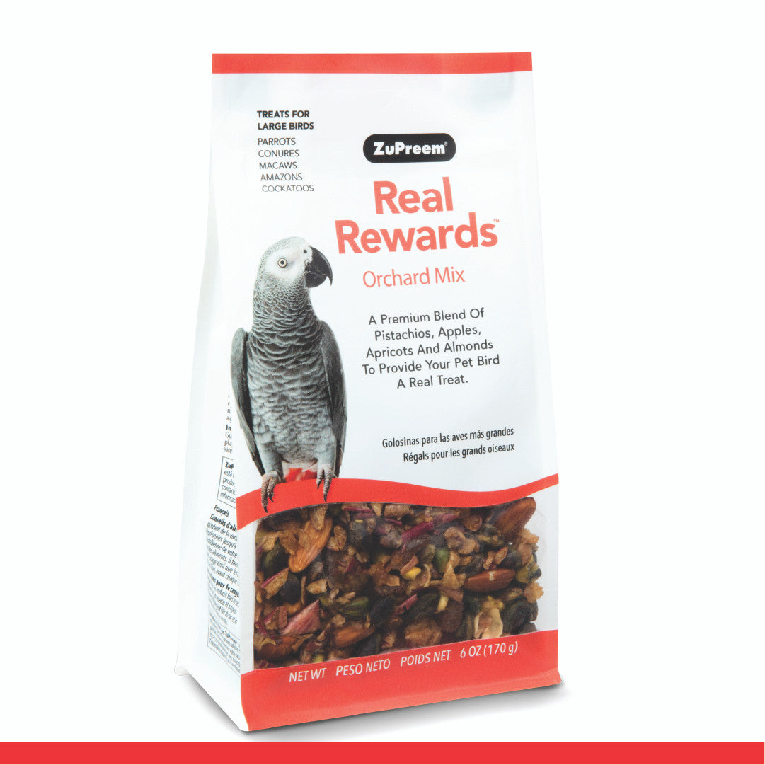 ZuPreem Real Rewards Orchard Mix Bird Treats Large Birds 6 oz