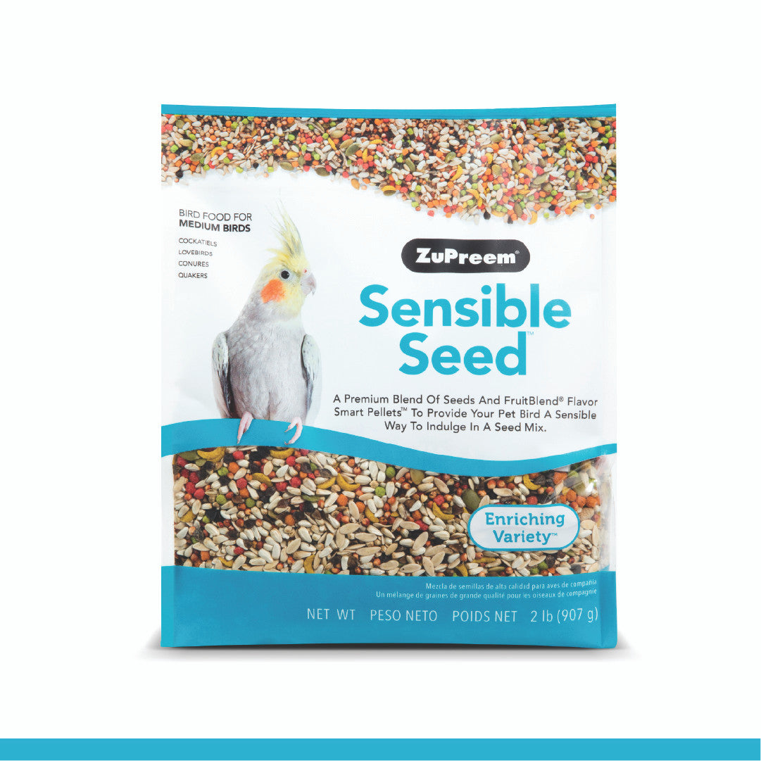 ZuPreem Sensible Seed Bird Food Medium Birds 2 lb