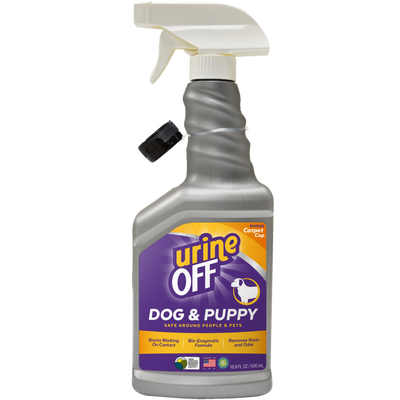 Urine Off Dog & Puppy Hard Surface Sprayer with Carpet Applicator Cap 16.9 oz 811665015472
