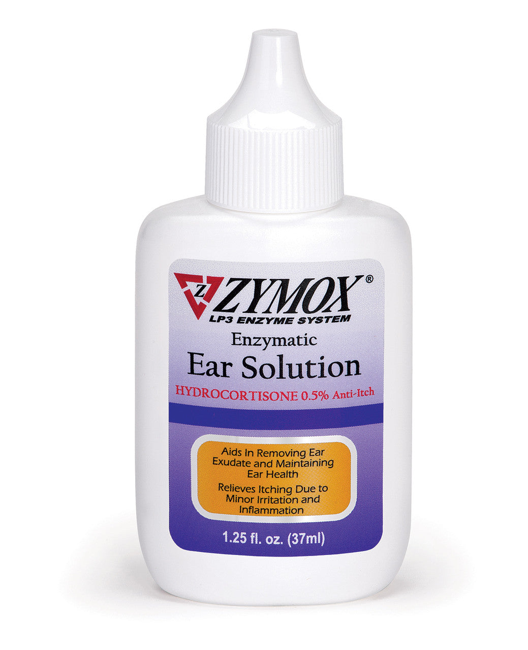 Zymox Ear Solution with .5% hydrocortisone 1.25oz bottle 1.25 fl. oz