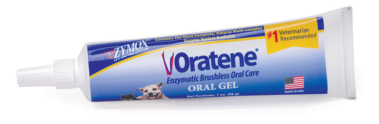 Zymox Oratene Antiseptic Oral Gel for Dogs 1 oz