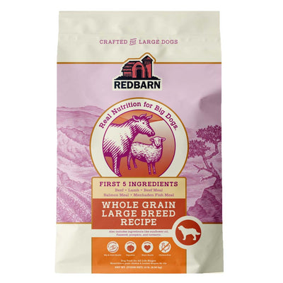 Redbarn Pet Products Whole Grain Large Breed Dry Dog Food Beef & Lamb 15 lb 785184125090